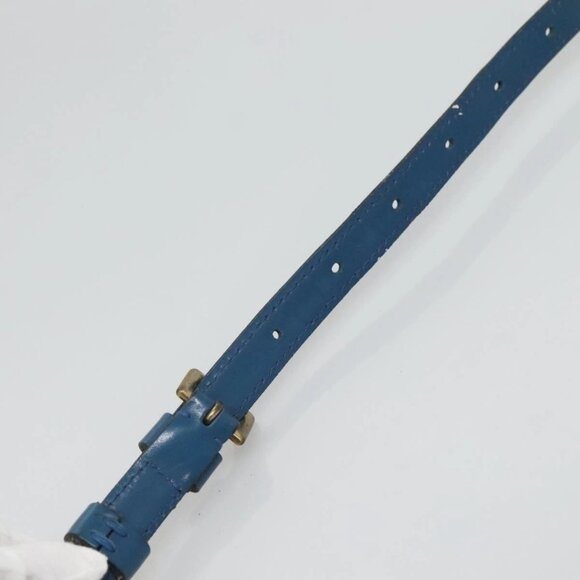 LOUIS VUITTON Epi June Feuille Shoulder Bag Blue - Picture 7 of 16